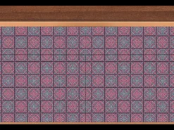 Aparador - 115x85x48 cm - BS4 - Riviera Mosaic, Nogal