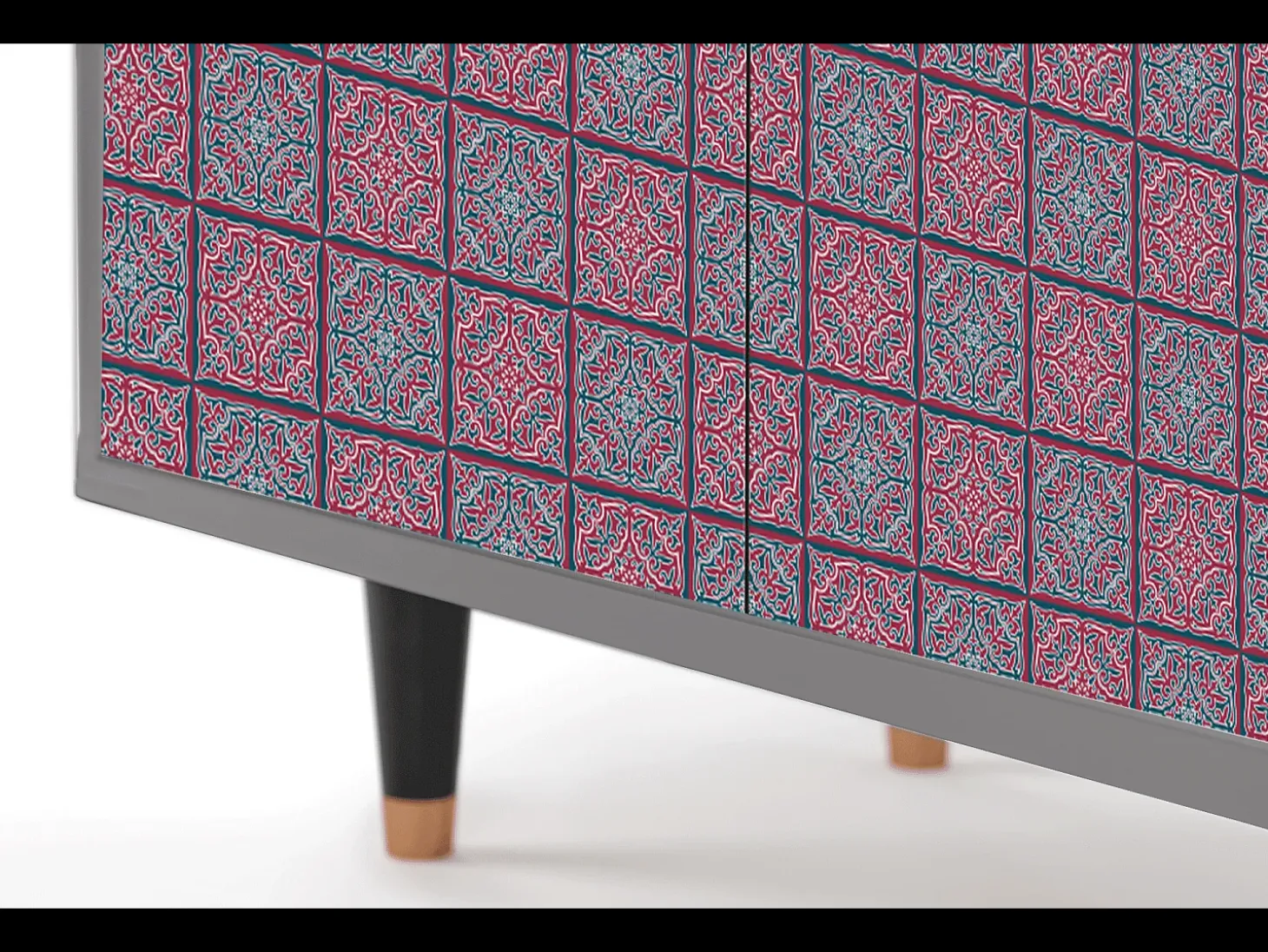 Aparador - 94x96x48 cm - BS3 - Riviera Mosaic, Gris