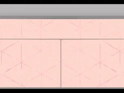 Aparador - 115x85x48 cm - BS4 - Rose Quartz, Gris