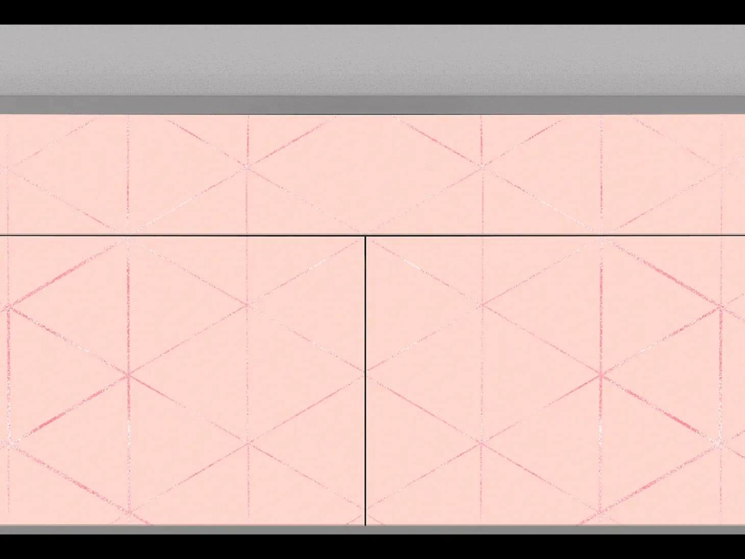 Aparador - 115x85x48 cm - BS4 - Rose Quartz, Gris