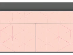 Aparador - 115x85x48 cm - BS4 - Rose Quartz, Antracita