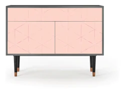 Aparador - 115x85x48 cm - BS4 - Rose Quartz, Antracita