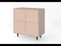 Aparador - 94x96x48 cm - BS3 - Rose Honeycomb, Latte