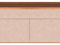 Aparador - 115x85x48 cm - BS4 - Rose Honeycomb, Nogal