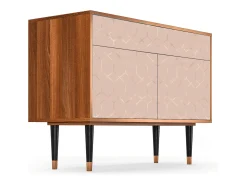 Aparador - 115x85x48 cm - BS4 - Rose Honeycomb, Nogal