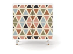 Aparador - 94x96x48 cm - BS3 - Royal Triangles, Blanco