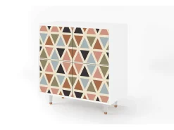 Aparador - 94x96x48 cm - BS3 - Royal Triangles, Blanco