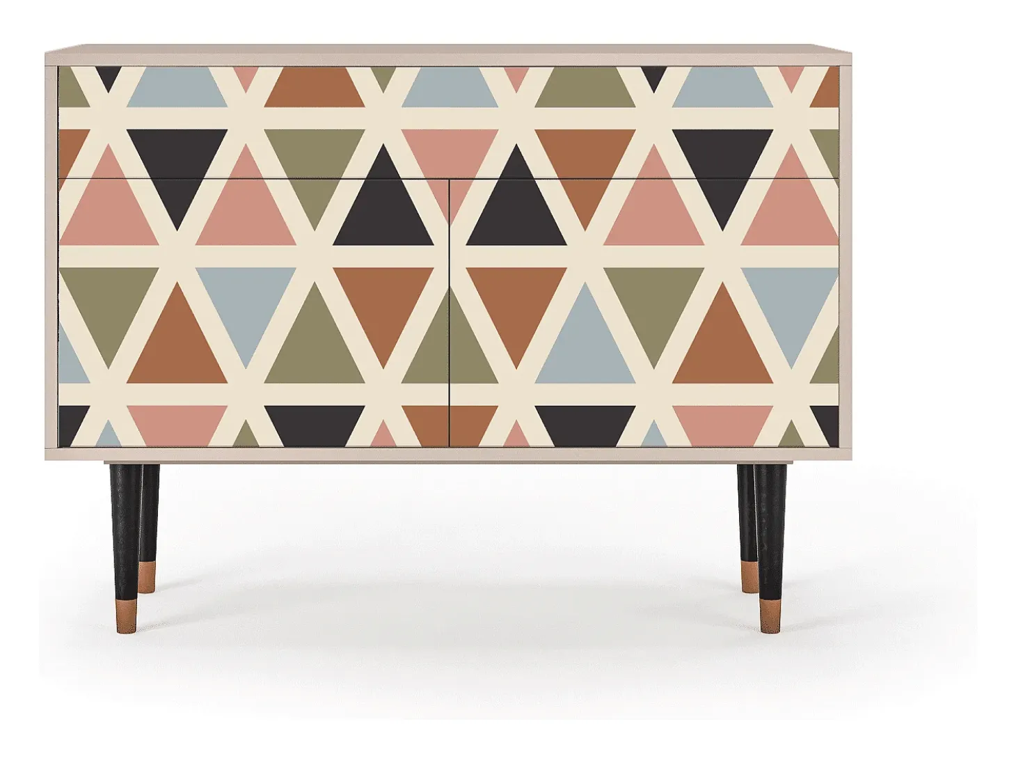 Aparador - 115x85x48 cm - BS4 - Royal Triangles, Latte