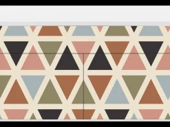 Aparador - 115x85x48 cm - BS4 - Royal Triangles, Blanco
