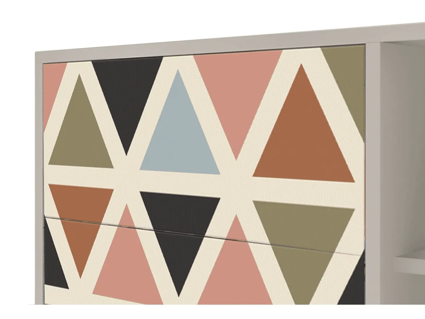 Aparador - 125x98x48 cm - BS2 - Royal Triangles, Arena