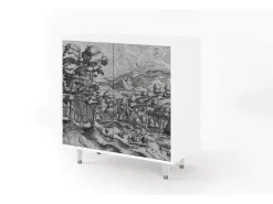 Aparador - 94x96x48 cm - BS3 - Rusticorum, Blanco