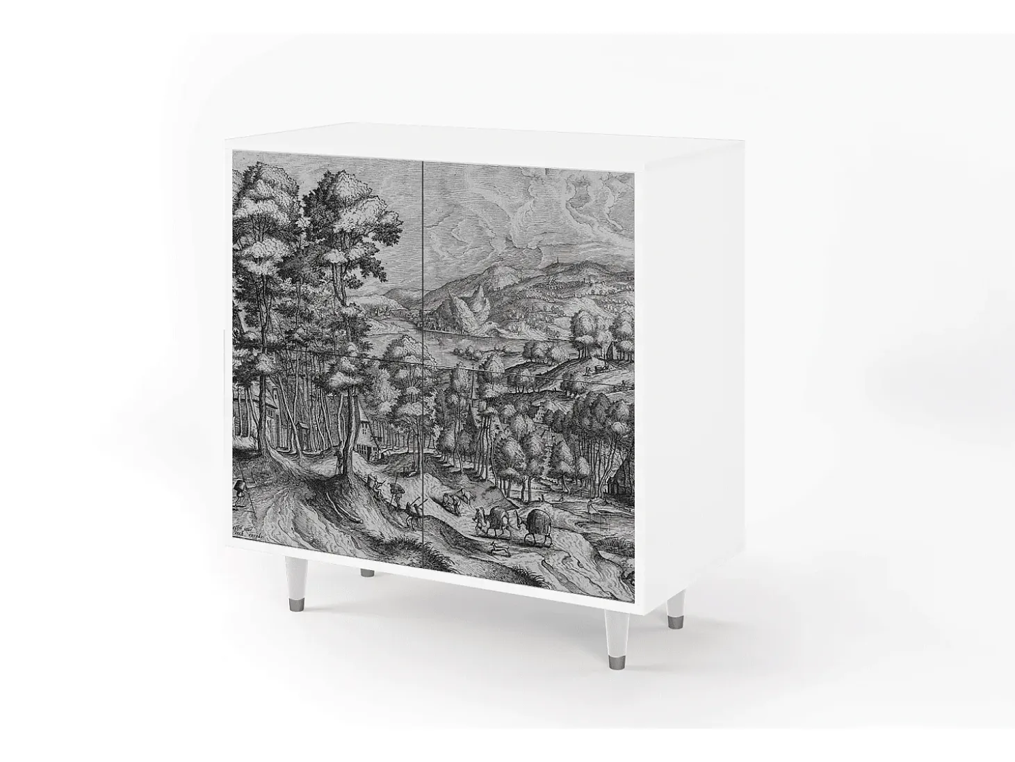 Aparador - 94x96x48 cm - BS3 - Rusticorum, Blanco