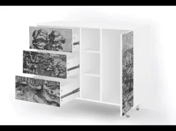 Aparador - 125x98x48 cm - BS2 - Rusticorum, Blanco