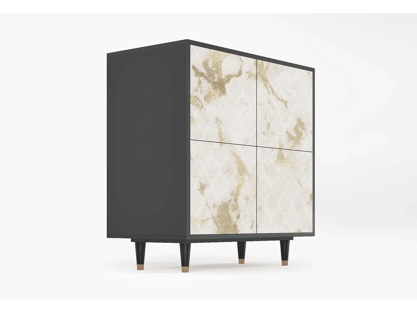 Aparador - 94x96x48 cm - BS3 - Sahara desert, Antracita