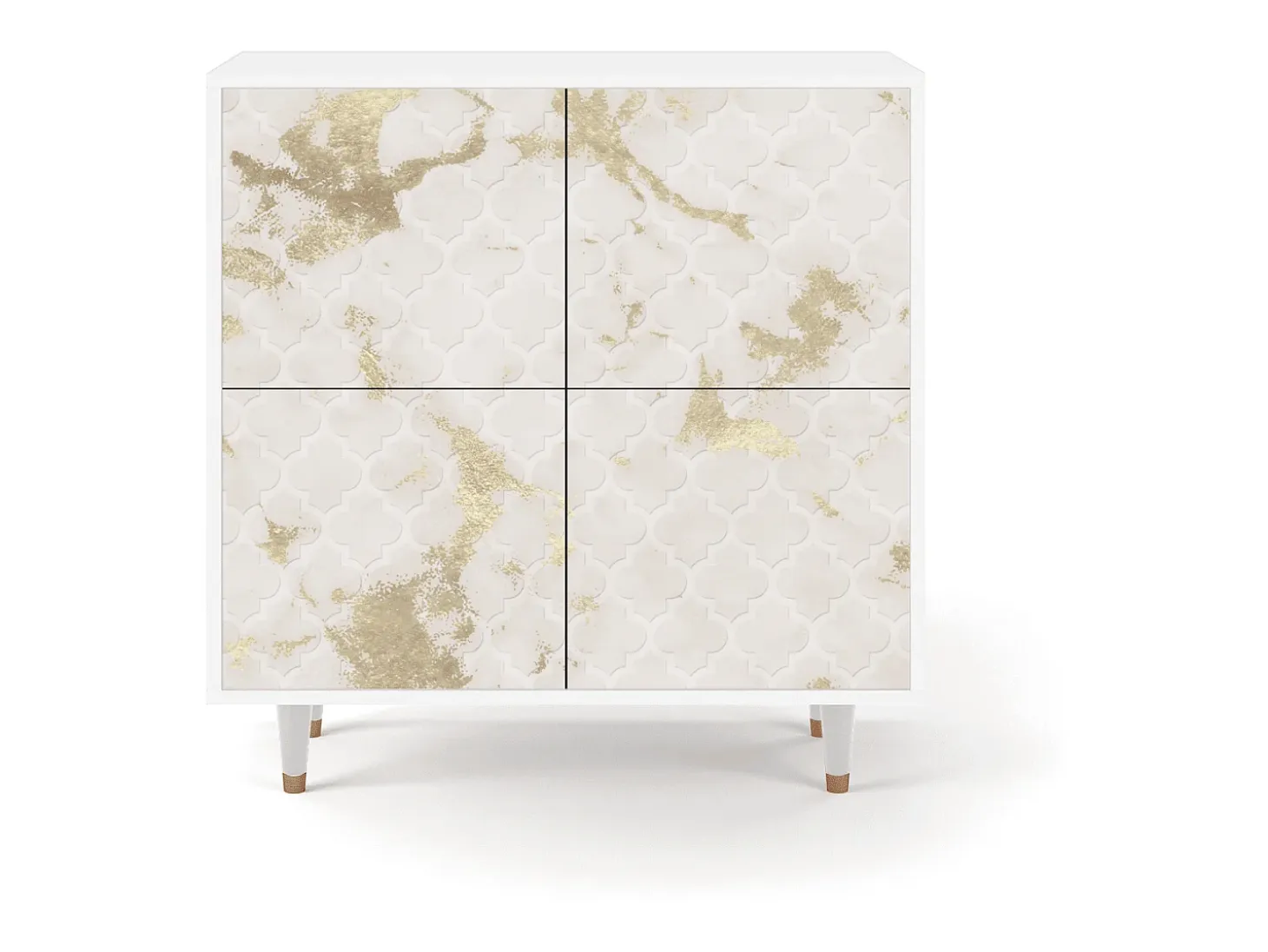 Aparador - 94x96x48 cm - BS3 - Sahara desert, Blanco