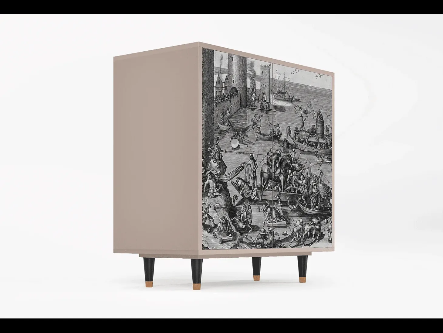 Aparador - 94x96x48 cm - BS3 - Saint Martin, Latte