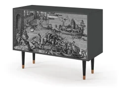 Aparador - 115x85x48 cm - BS4 - Saint Martin, Antracita