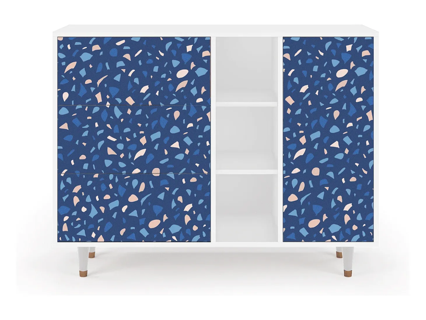 Aparador - 125x98x48 cm - BS2 - Soap Whirpool, Blanco