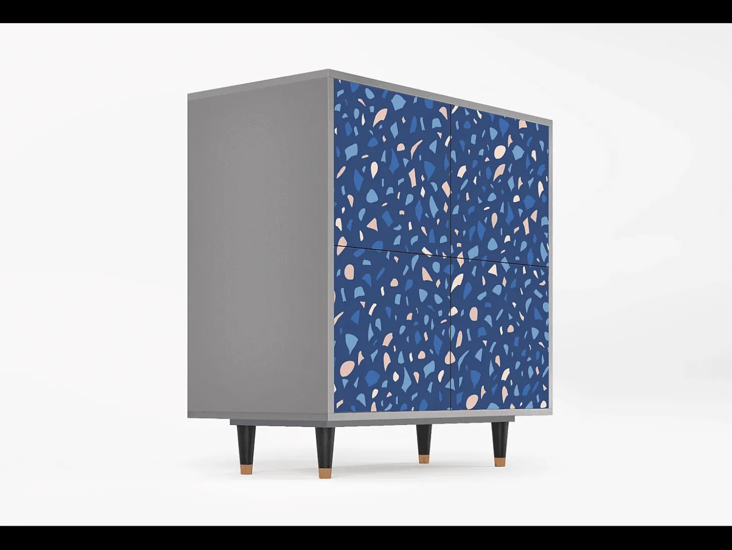 Aparador - 94x96x48 cm - BS3 - Soap Whirpool, Gris