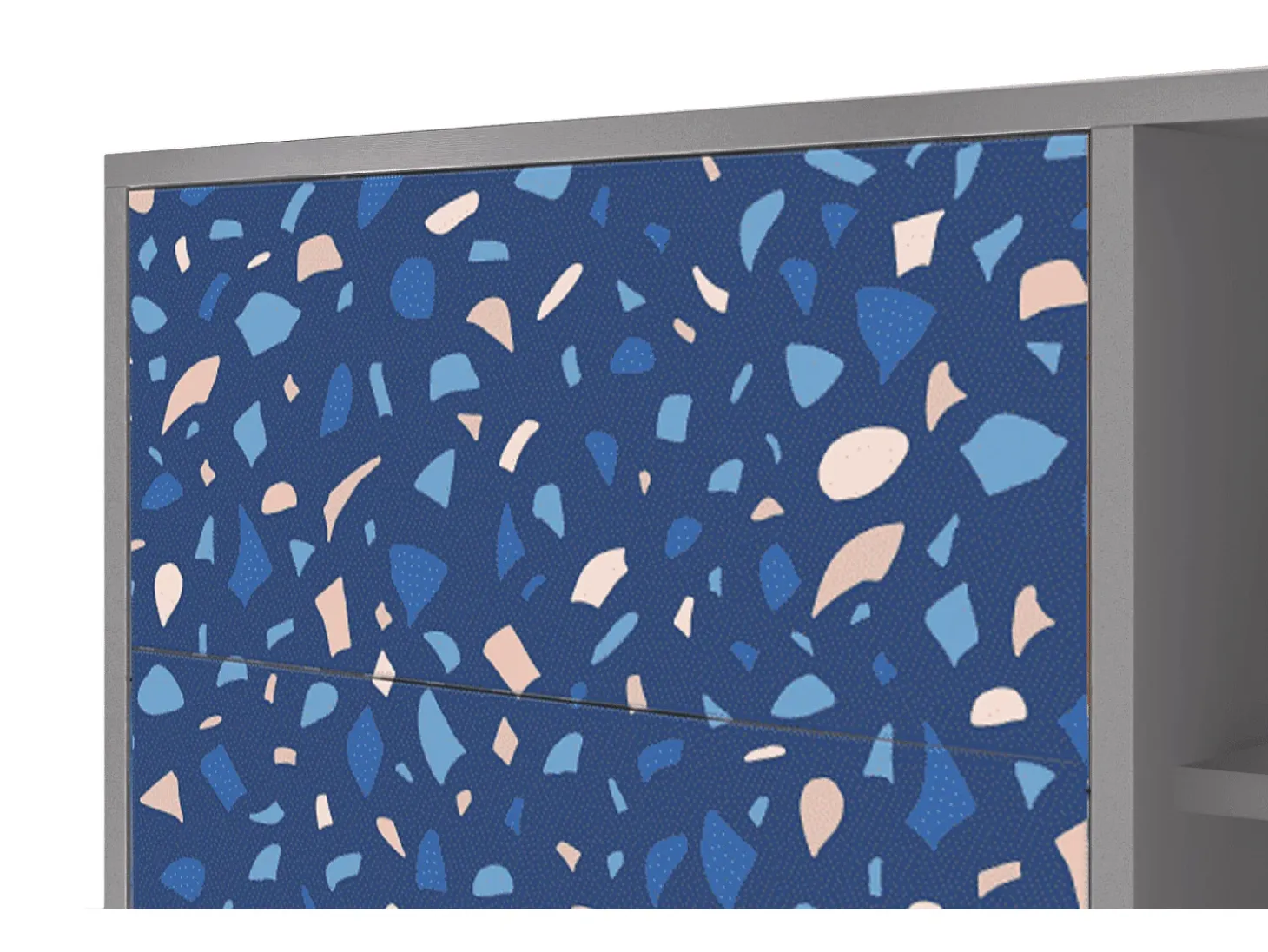 Aparador - 125x98x48 cm - BS2 - Soap Whirpool, Gris