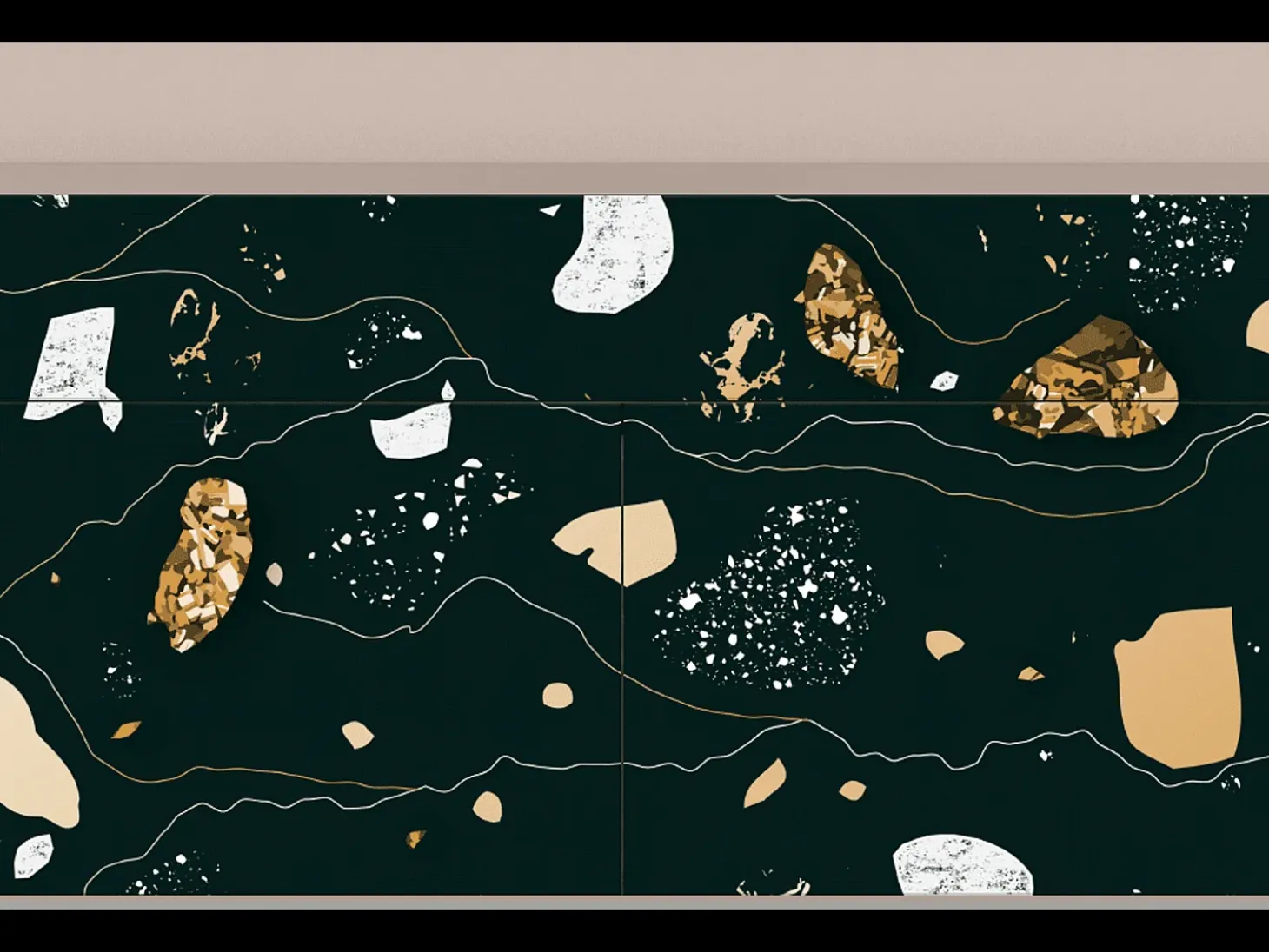 Aparador - 115x85x48 cm - BS4 - Space Rocks, Latte