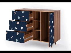 Aparador - 125x98x48 cm - BS2 - Space Satellites, Nogal
