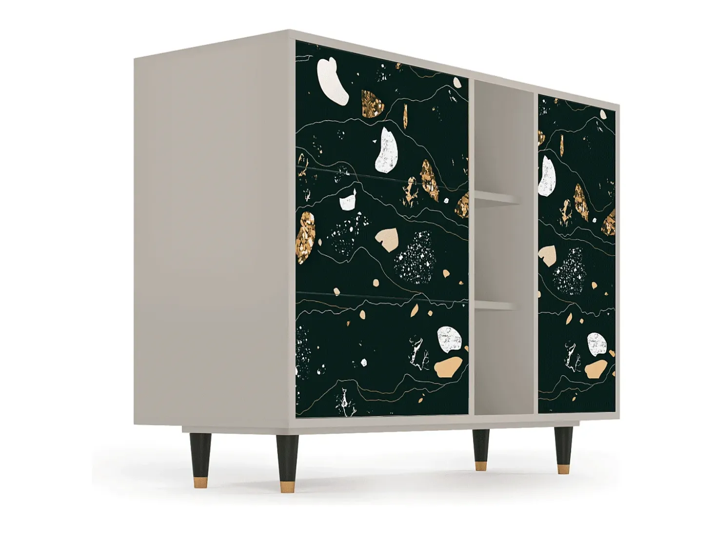 Aparador - 125x98x48 cm - BS2 - Space Rocks, Arena