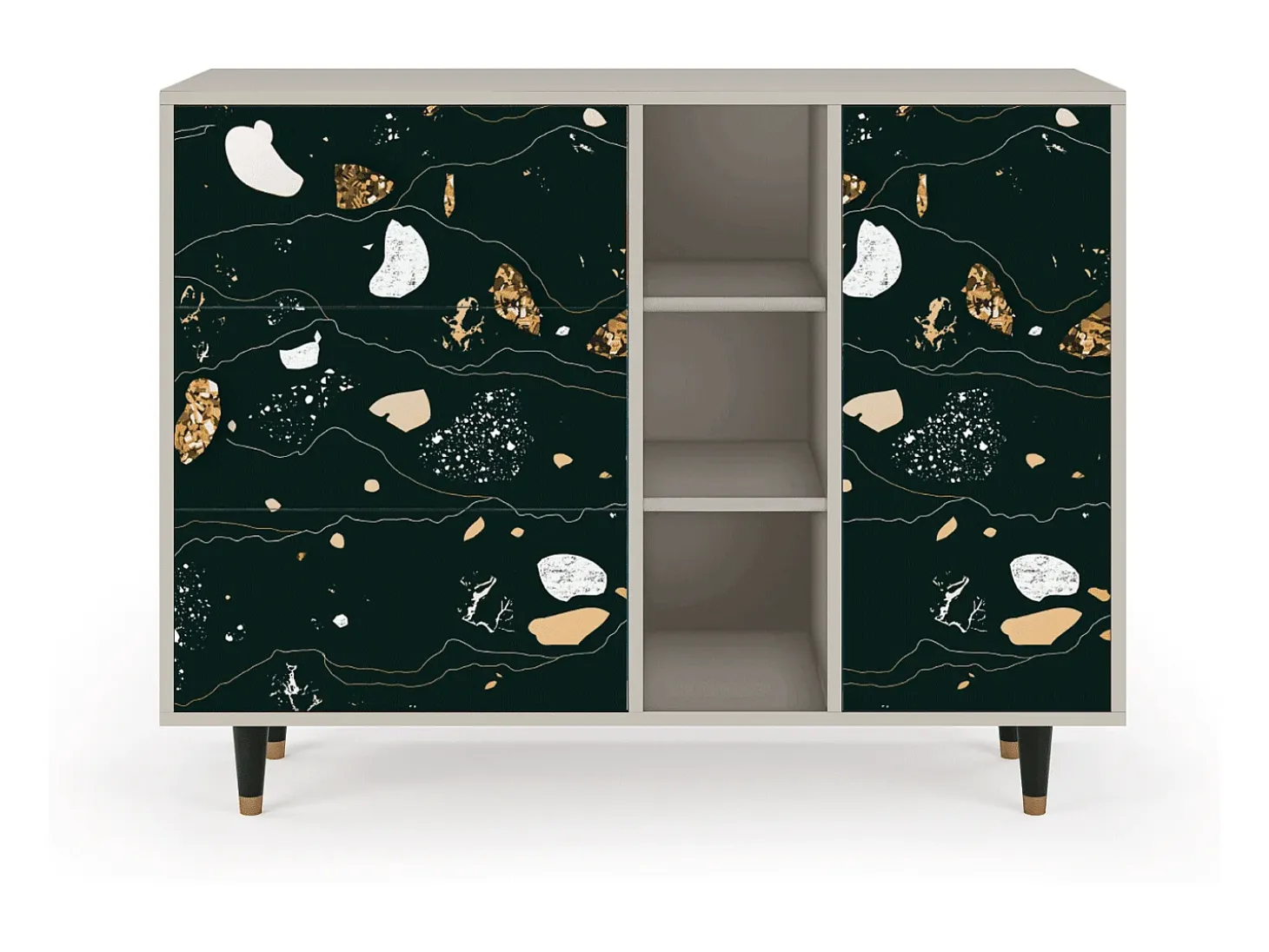 Aparador - 125x98x48 cm - BS2 - Space Rocks, Arena