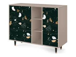 Aparador - 125x98x48 cm - BS2 - Space Rocks, Latte
