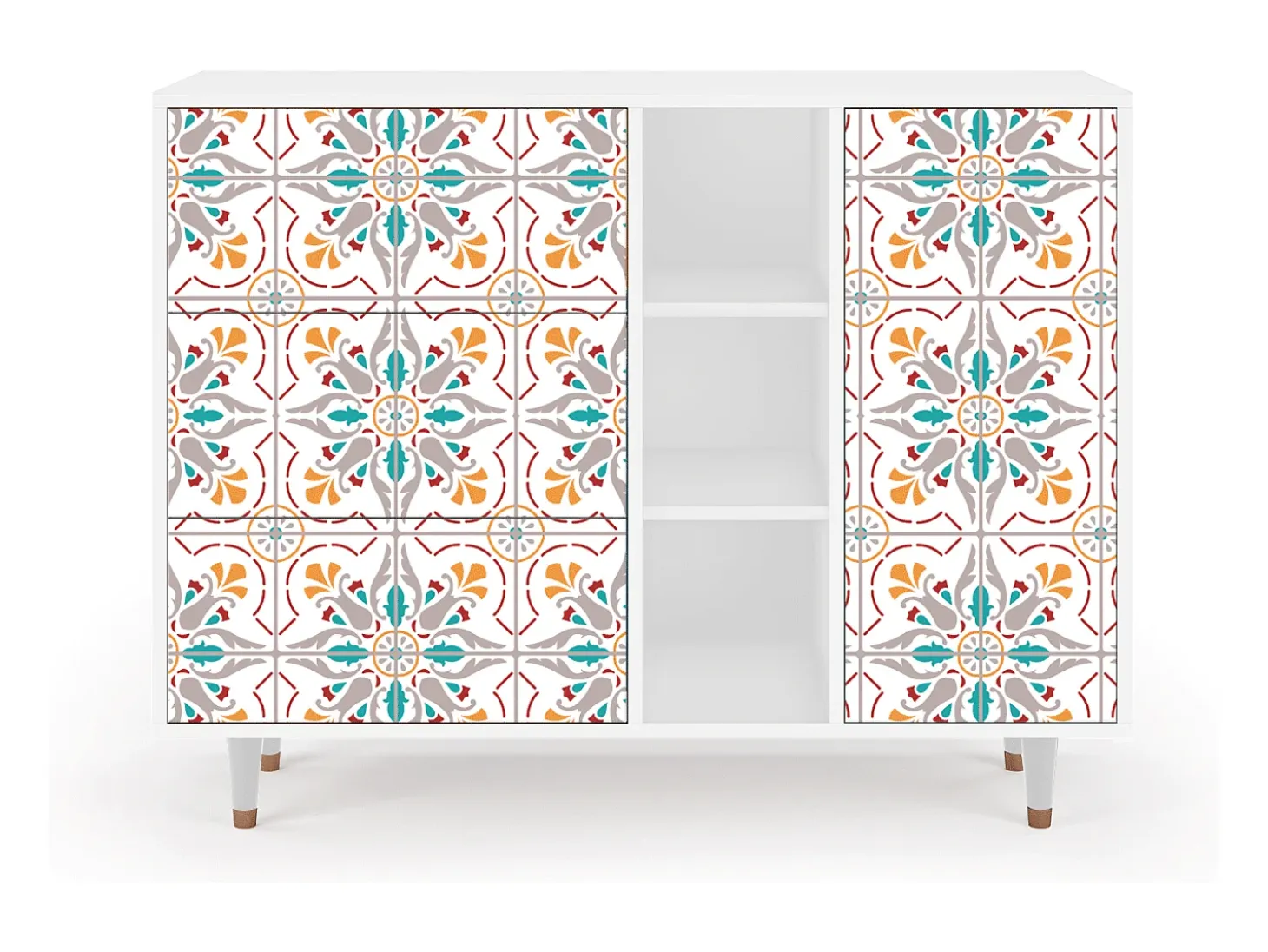 Aparador - 125x98x48 cm - BS2 - Spring Ceramics, Blanco