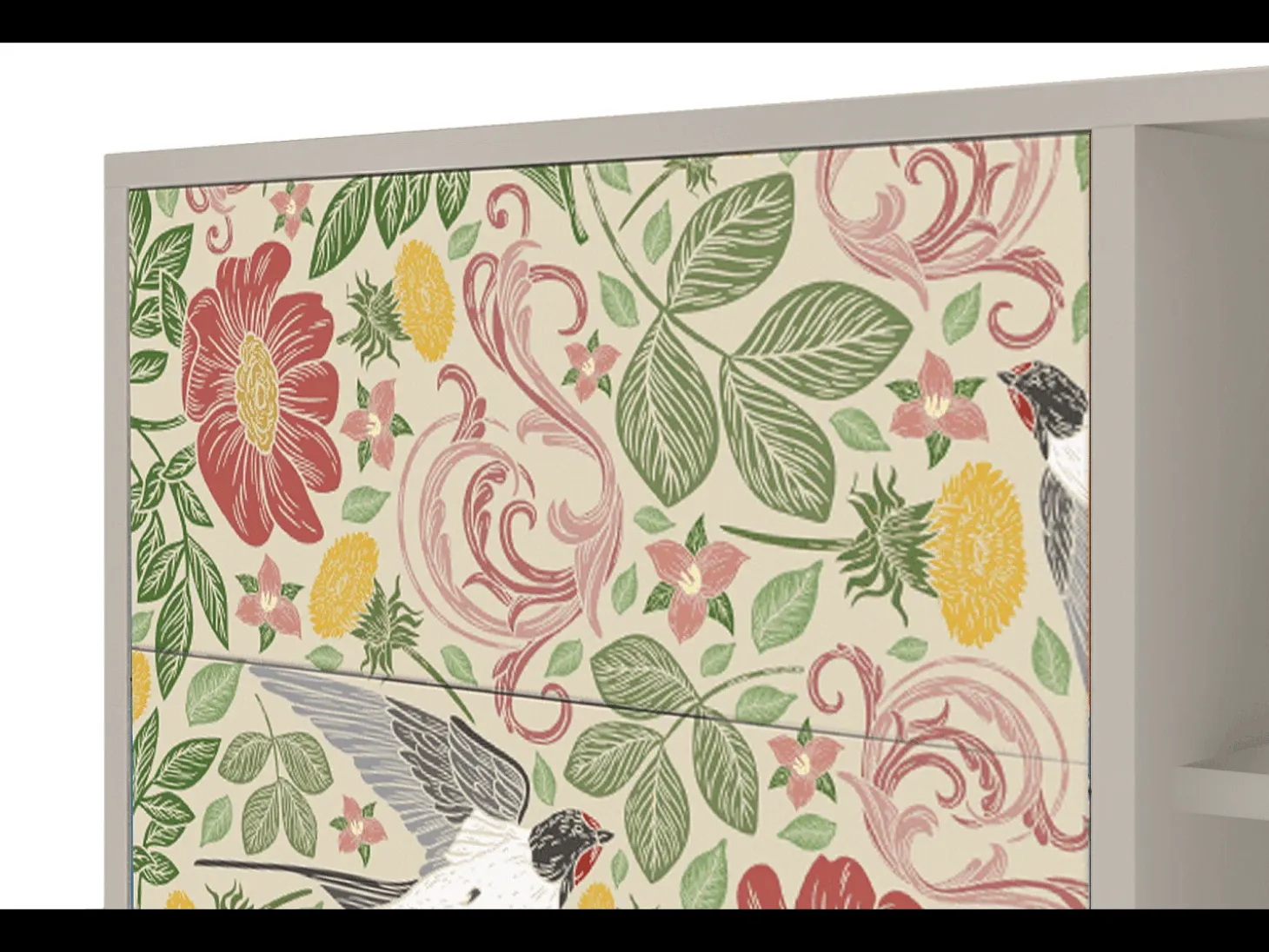Aparador - 125x98x48 cm - BS2 - Spring Swallow, Arena