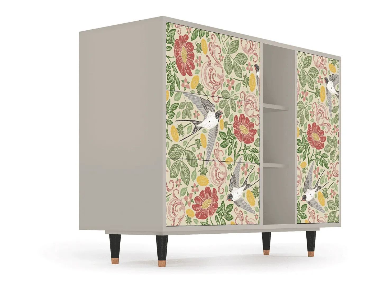 Aparador - 125x98x48 cm - BS2 - Spring Swallow, Arena