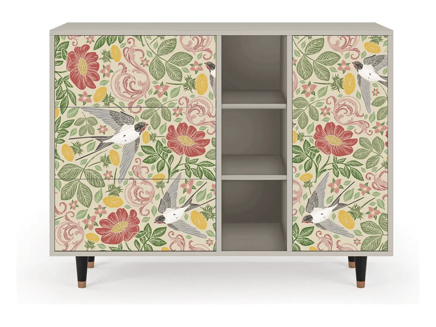 Aparador - 125x98x48 cm - BS2 - Spring Swallow, Arena