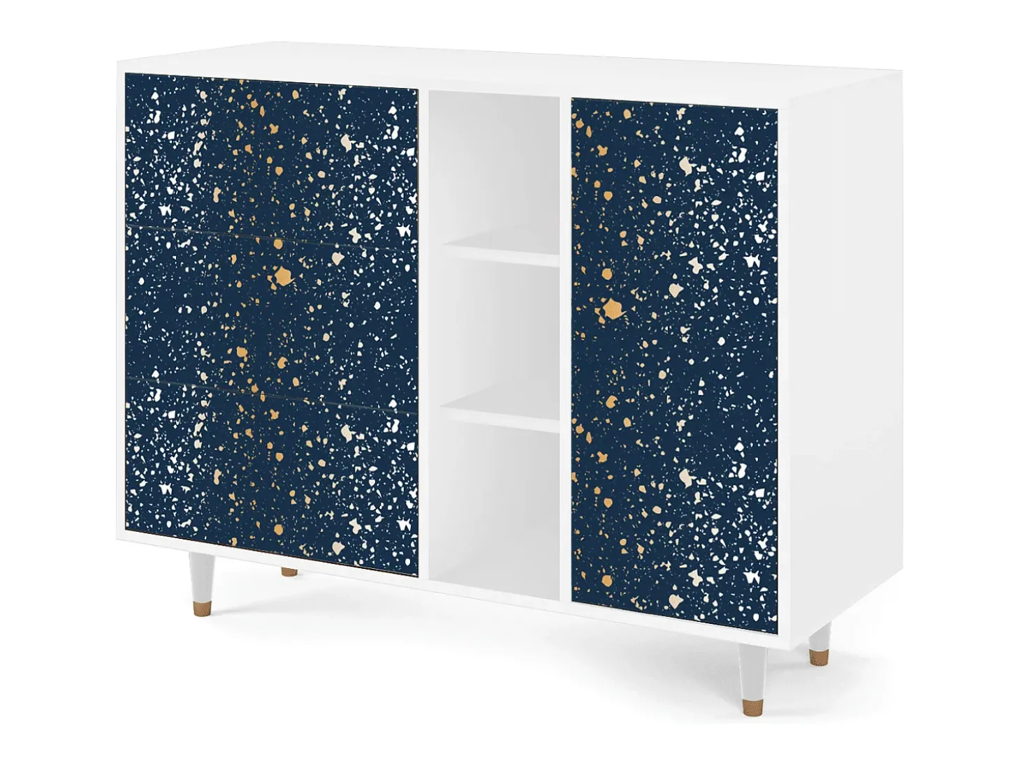 Aparador - 125x98x48 cm - BS2 - Starfall, Blanco