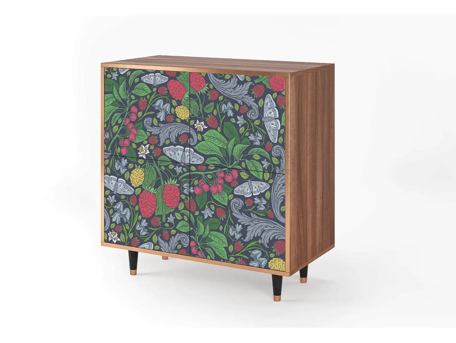 Aparador - 94x96x48 cm - BS3 - Summer Berries, Nogal