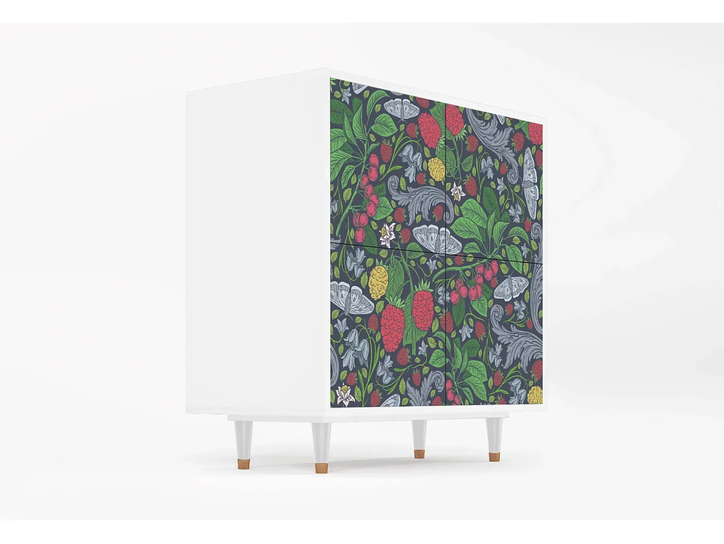 Aparador - 94x96x48 cm - BS3 - Summer Berries, Blanco