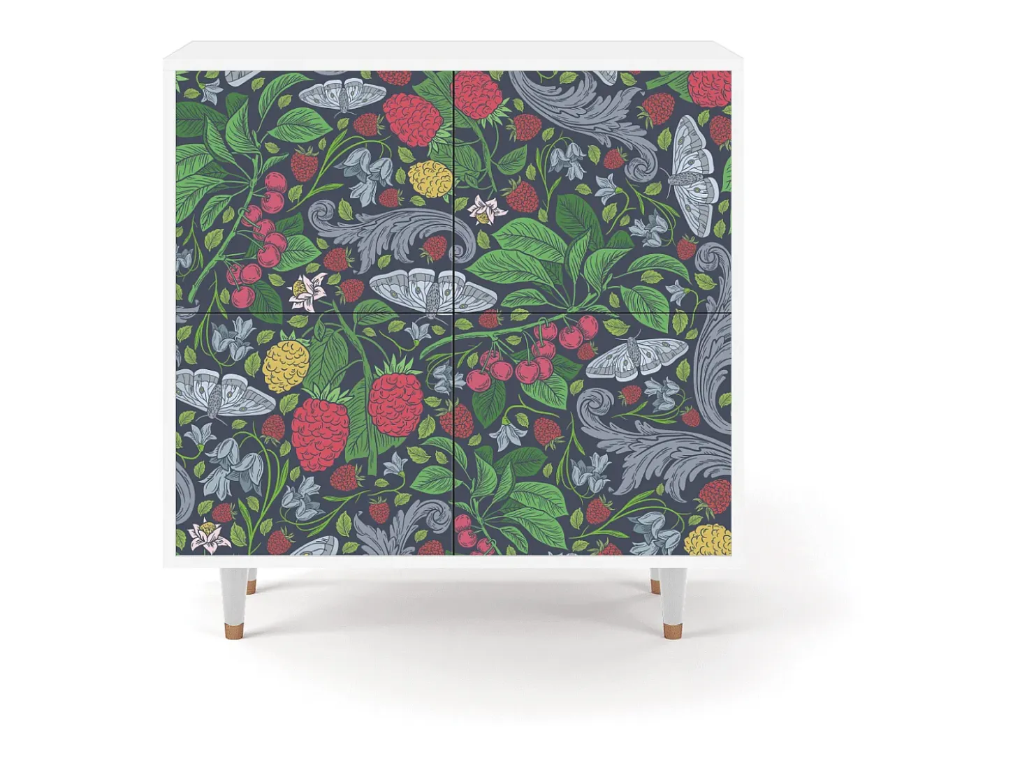 Aparador - 94x96x48 cm - BS3 - Summer Berries, Blanco