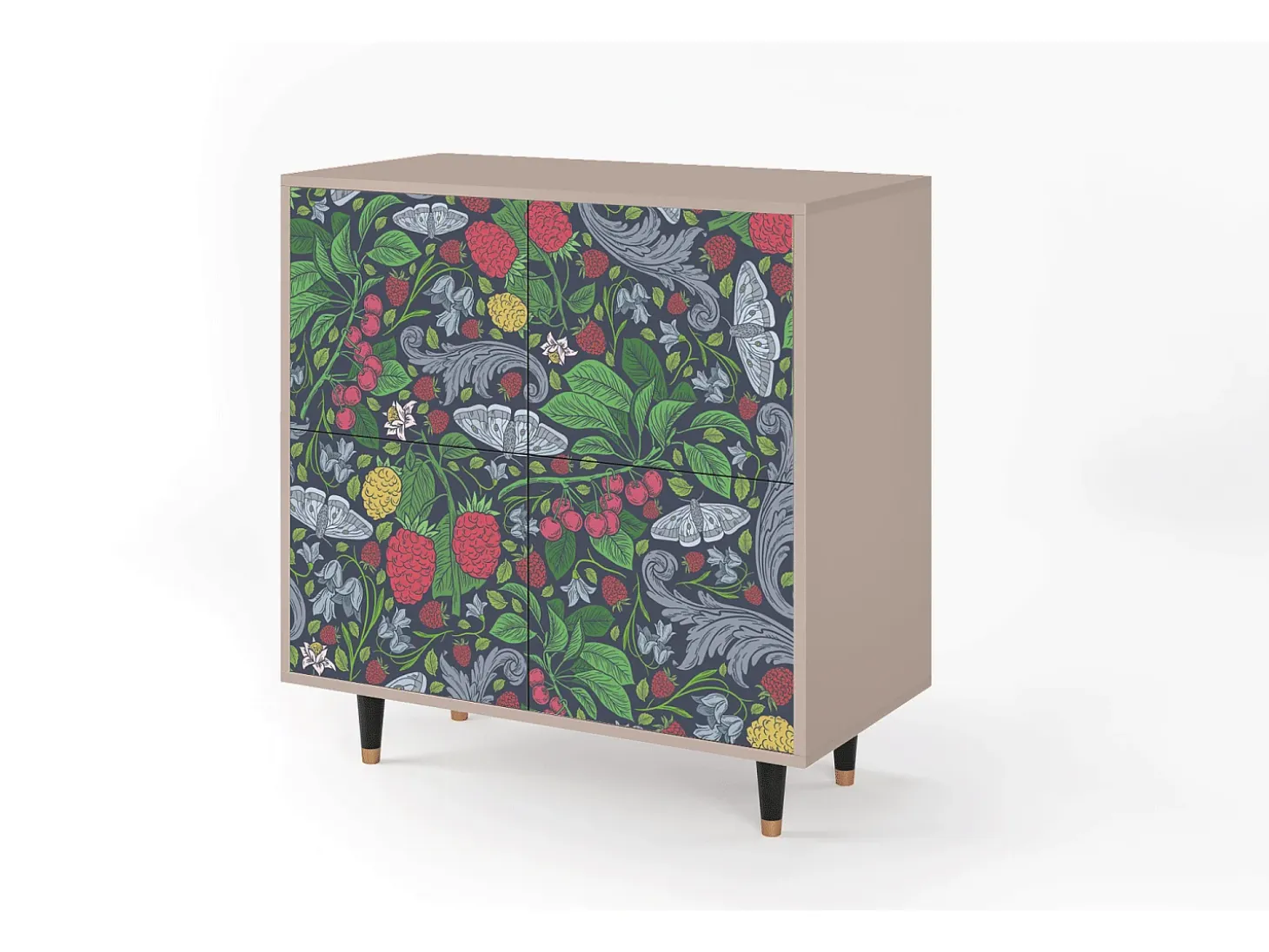 Aparador - 94x96x48 cm - BS3 - Summer Berries, Latte