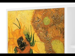 Aparador - 125x98x48 cm - BS2 - Sunflowers, Blanco