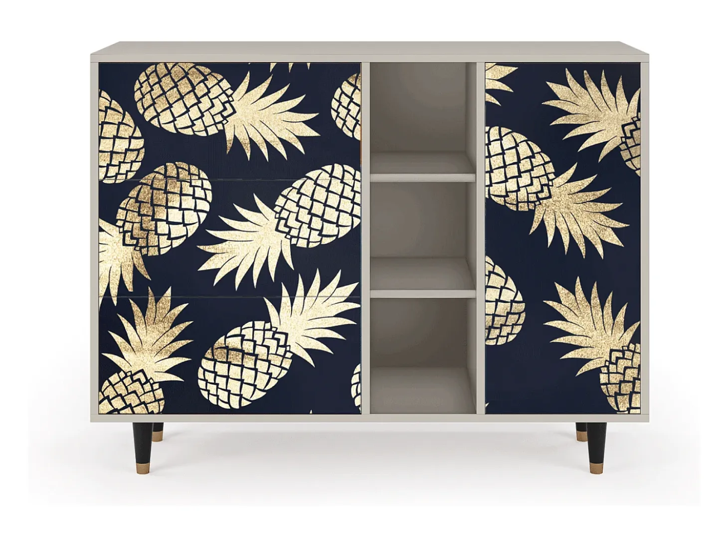 Aparador - 125x98x48 cm - BS2 - Sunny Pineaple, Arena