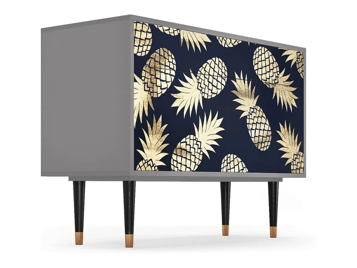 Aparador - 115x85x48 cm - BS4 - Sunny Pineaple, Gris