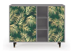 Aparador - 125x98x48 cm - BS2 - Sunny Palm Tree, Gris