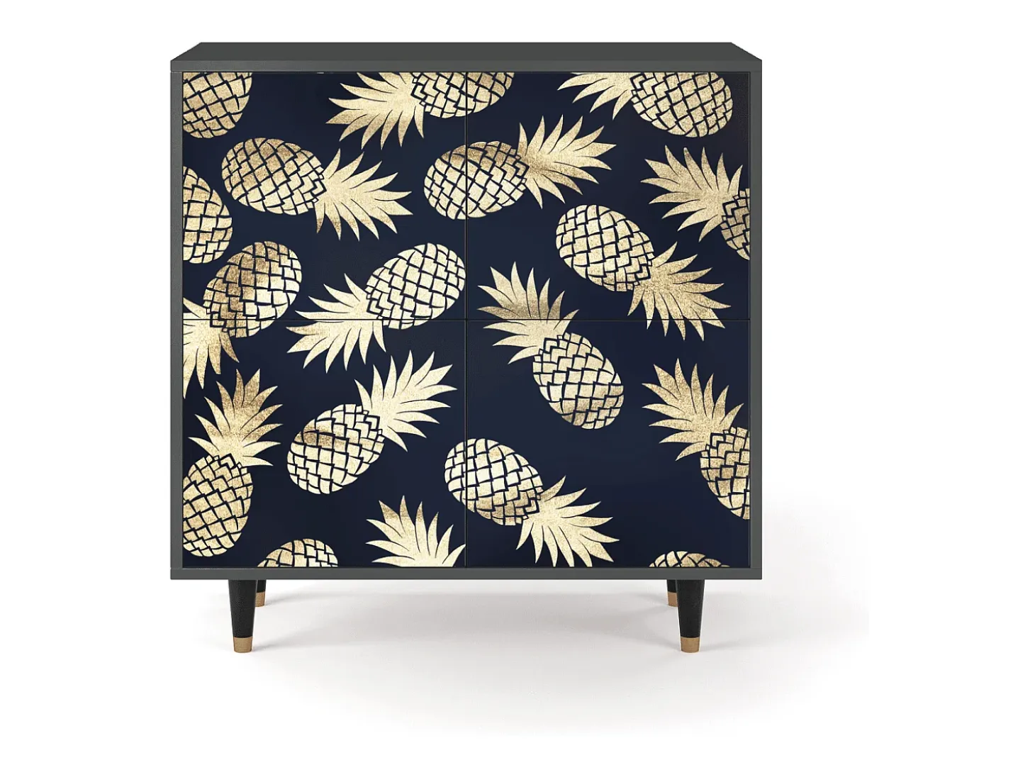 Aparador - 94x96x48 cm - BS3 - Sunny Pineaple, Antracita