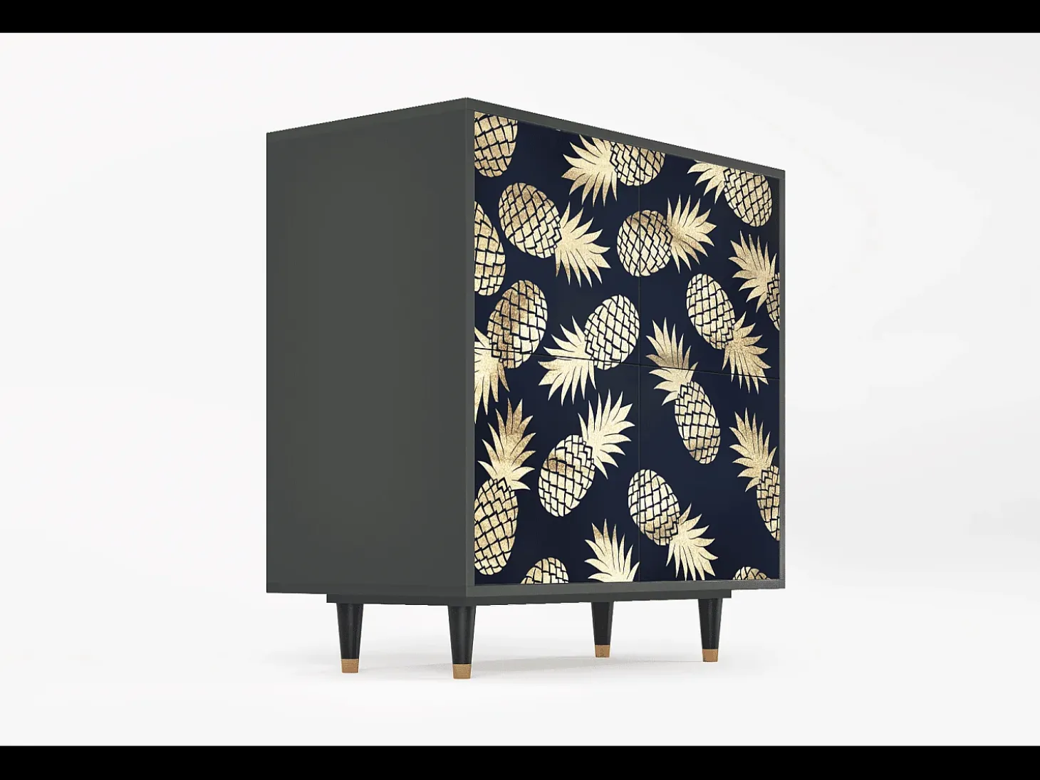 Aparador - 94x96x48 cm - BS3 - Sunny Pineaple, Antracita
