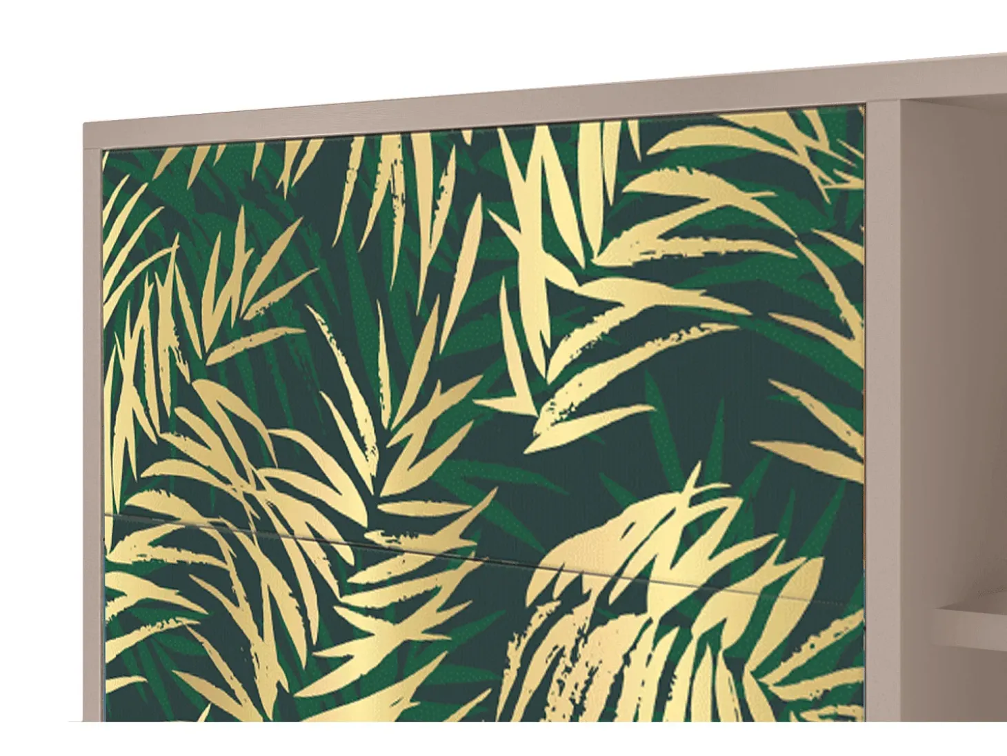 Aparador - 125x98x48 cm - BS2 - Sunny Palm Tree, Latte