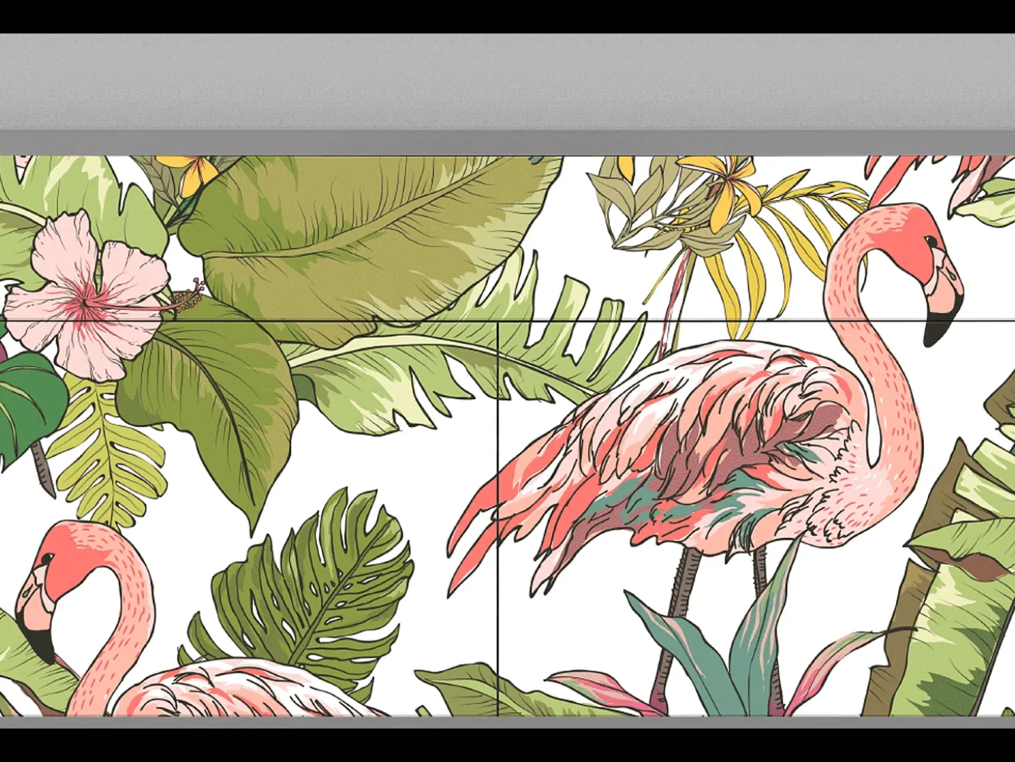 Aparador - 115x85x48 cm - BS4 - Sweet Flamingo, Gris