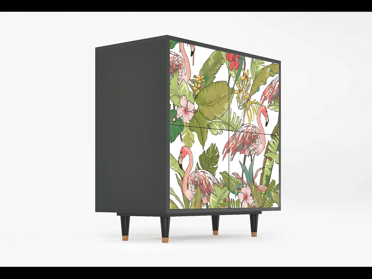 Aparador - 94x96x48 cm - BS3 - Sweet Flamingo, Antracita