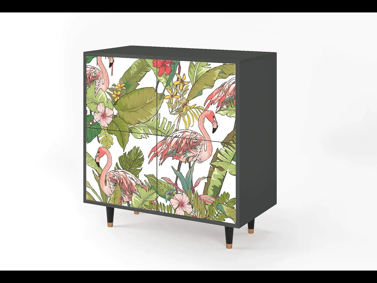 Aparador - 94x96x48 cm - BS3 - Sweet Flamingo, Antracita