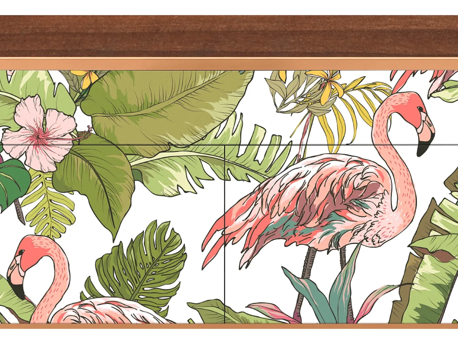 Aparador - 115x85x48 cm - BS4 - Sweet Flamingo, Nogal