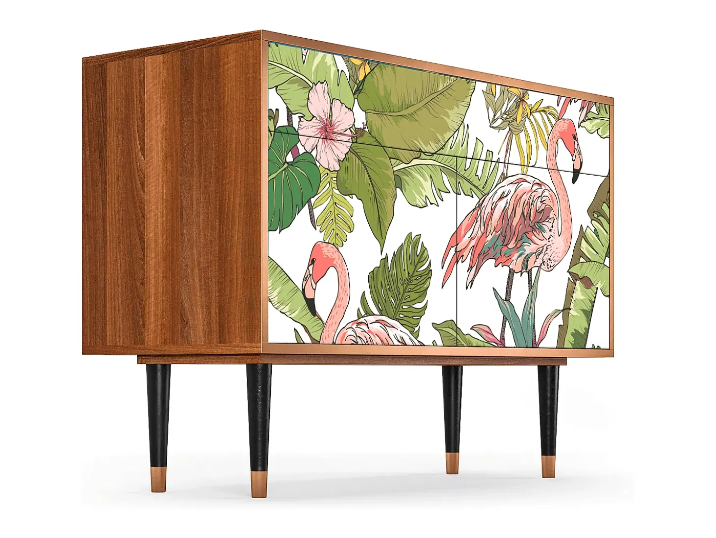 Aparador - 115x85x48 cm - BS4 - Sweet Flamingo, Nogal